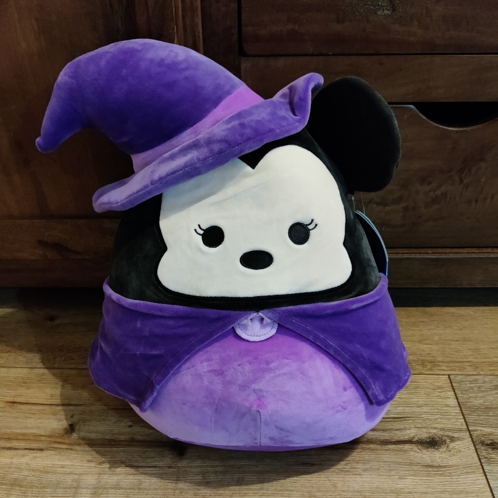 Squishmallows 8" Minnie Mouse Witch - Official Kellytoy Disney Halloween Plush